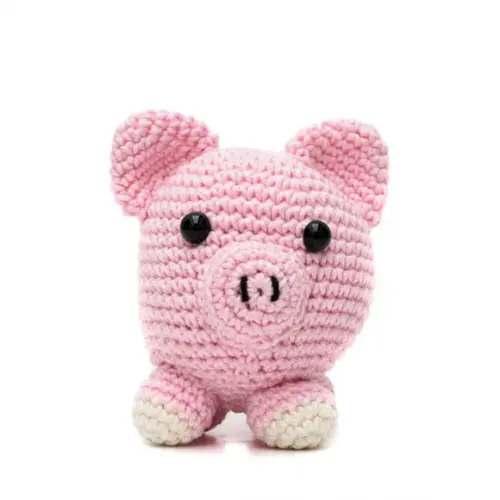 Porco Bola em Amigurumi