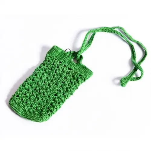 Porta Celular Verde de Pescoço