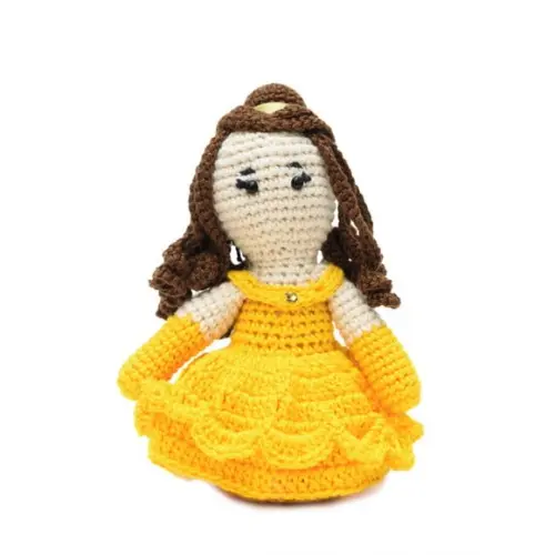 Princesa Bela em Amigurumi