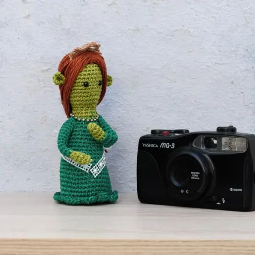 Princesa Fiona em Amigurumi