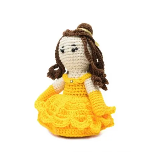 Princesa Bela em Amigurumi