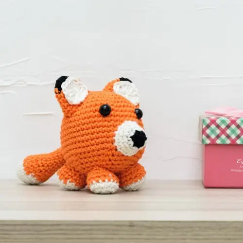 Raposa Bola em Amigurumi