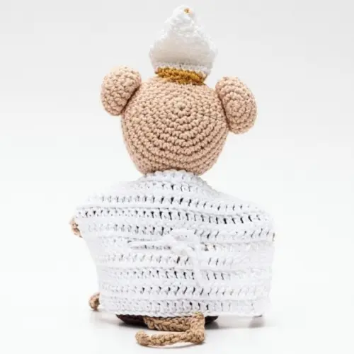Ratinho Dorime Ameno em Amigurumi
