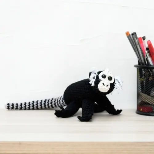 Sagui em Amigurumi