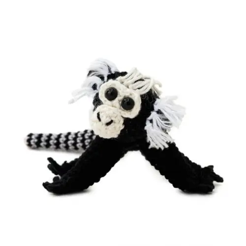 Sagui em Amigurumi