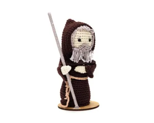 São Francisco de Paula em Amigurumi