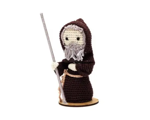 São Francisco de Paula em Amigurumi