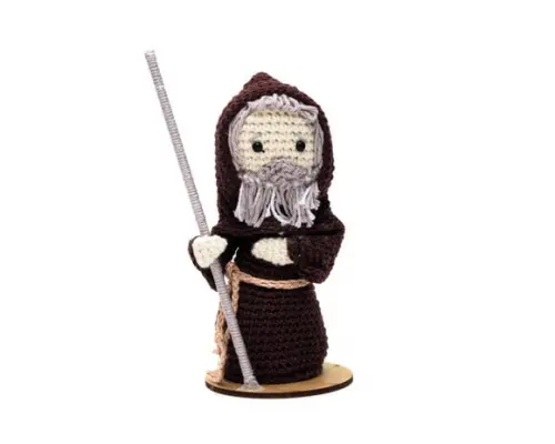 São Francisco de Paula em Amigurumi
