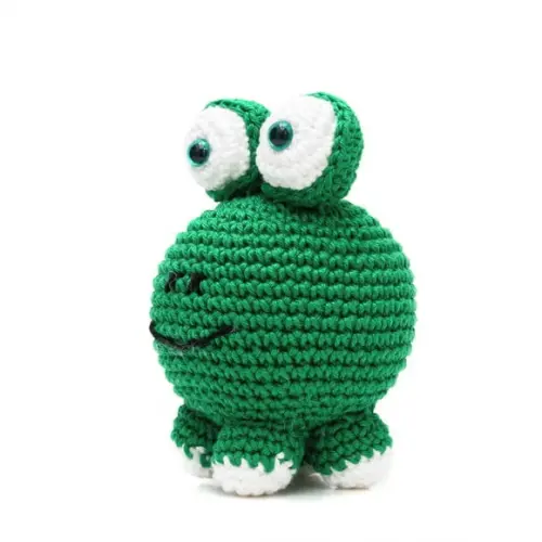 Sapo Bola em Amigurumi