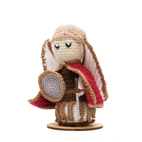 São Miguel Arcanjo em Amigurumi