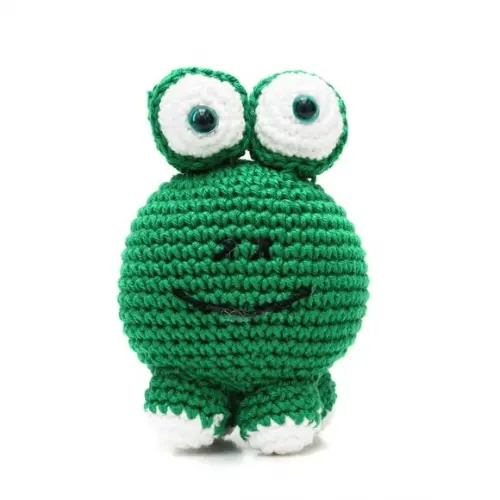 Sapo Bola em Amigurumi