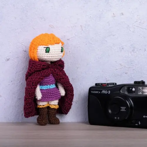 Sheila da Caverna do Dragão em Amigurumi