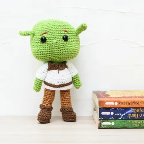Shrek em Amigurumi