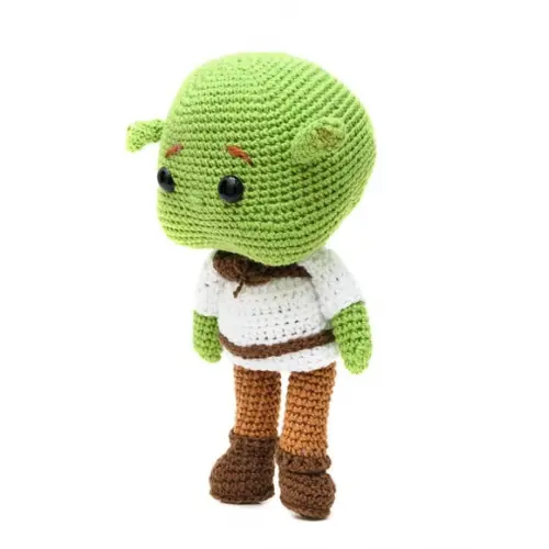 Shrek em Amigurumi