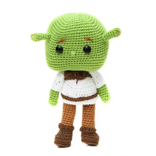 Shrek em Amigurumi