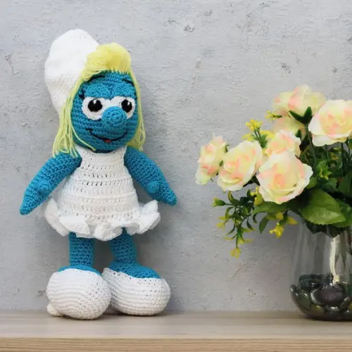 Smurfette em Amigurumi