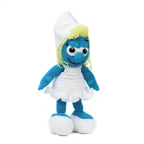 Smurfette em Amigurumi