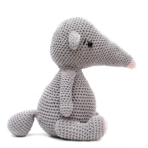 Tamanduá em Amigurumi