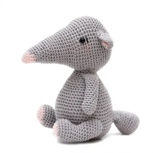 Tamanduá em Amigurumi