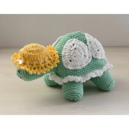 Tartaruga Vovó em Amigurumi