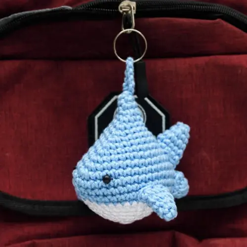 Tubarão em Amigurumi