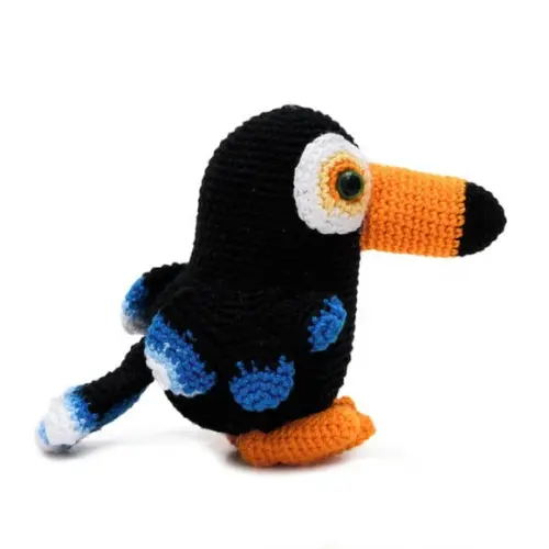 Tucano Médio em Amigurumi
