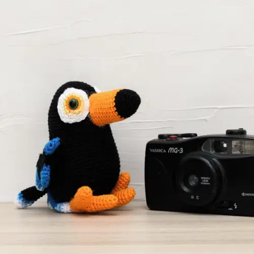 Tucano Médio em Amigurumi