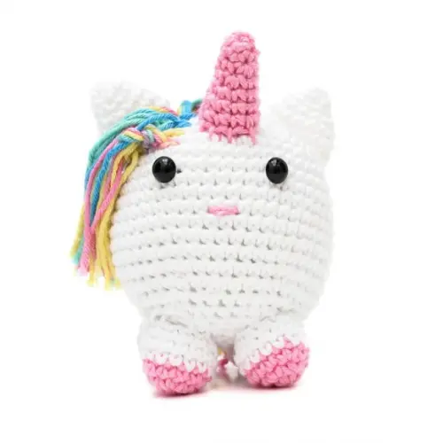Unicórnio Bola em Amigurumi