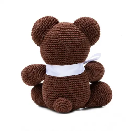 Urso Marrom em Amigurumi