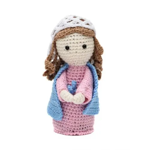 Virgem Maria em Amigurumi