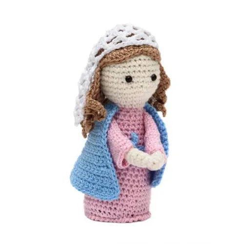 Virgem Maria em Amigurumi