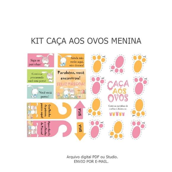 Arquivo de Corte - Caça aos Ovos de Páscoa pdf 100% Digital
