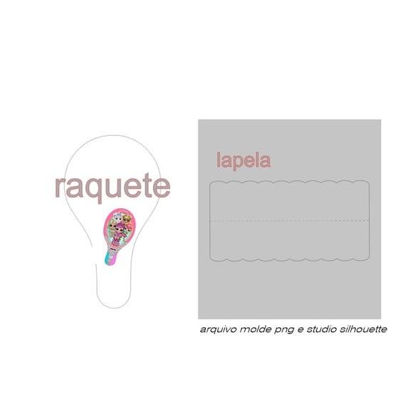 Arquivo Digital -molde de Raquete Png e Studio