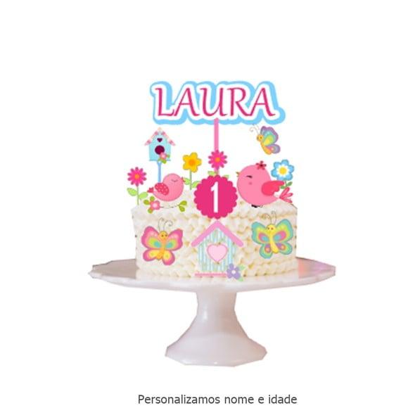 Arquivo Digital - Topo de Bolo Personalizado Jardim