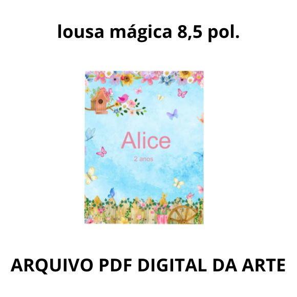 Arquivo Lousa Magica Arte em pdf com Nome e Idade