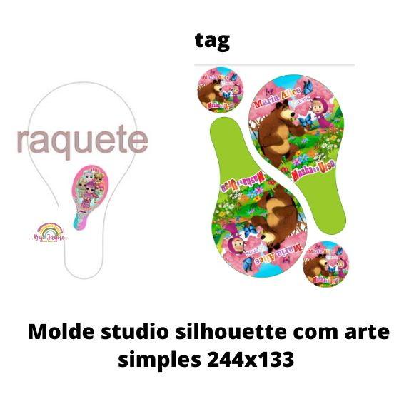 Arquivo Molde de Raquete Ping Pong Studio e pdf