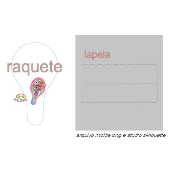 Arquivo Molde de Raquete Ping Pong Studio e Png