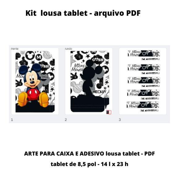 Arte para Caixa Lousa Magica Tablet Arquivo pdf