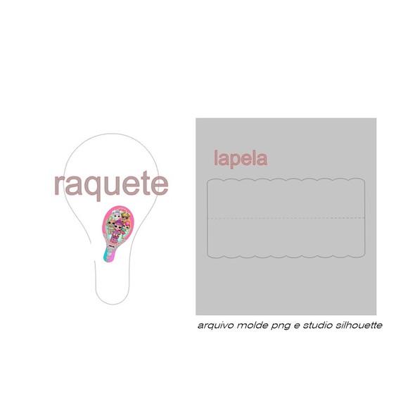 Molde para Raquete Ping Pong em Studio Silhouette