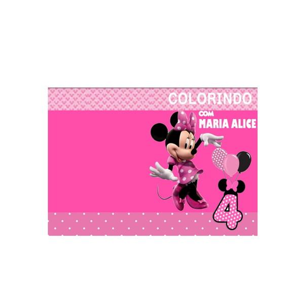 Topo de Bolo + Revistinha Minie - Kit Personalizado pdf