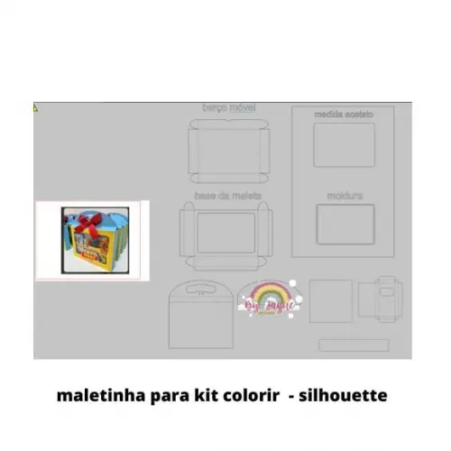 Arquivo de Corte - Maletinha Multiuso - Studio Silhouette