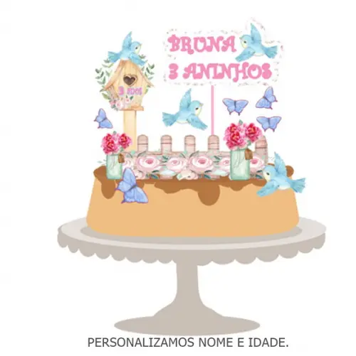 Arquivo Digital - Livrinho de Colorir Personalizado Jardim
