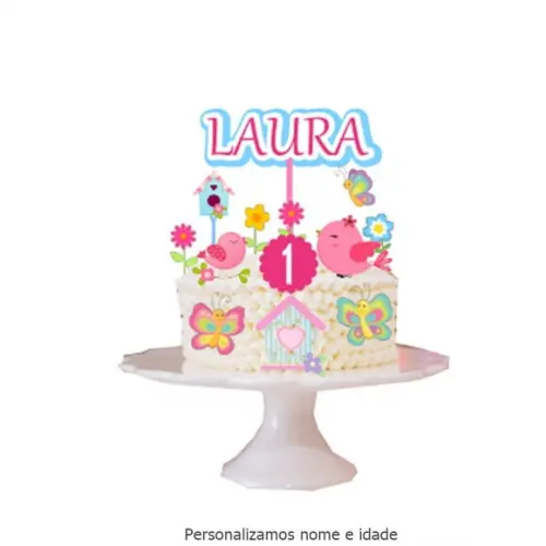 Arquivo Digital - Topo de Bolo Personalizado Jardim