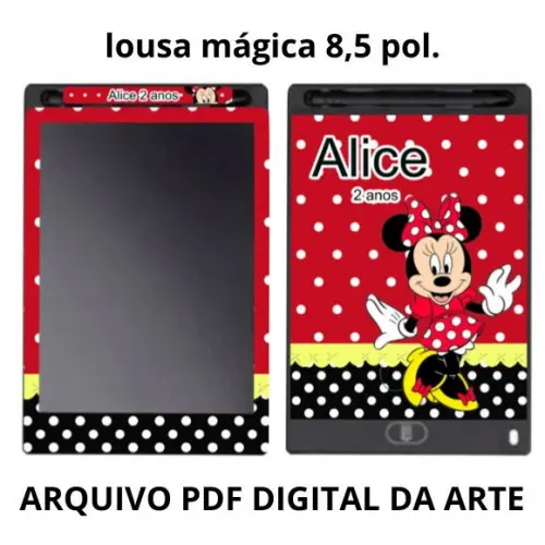 Arquivo Lousa Magica Arte em pdf com Nome e Idade