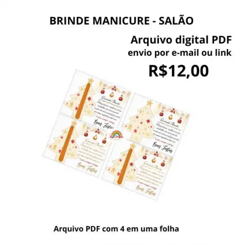 Brinde Manicure - Salão de Beleza - Arquivo Digital pdf