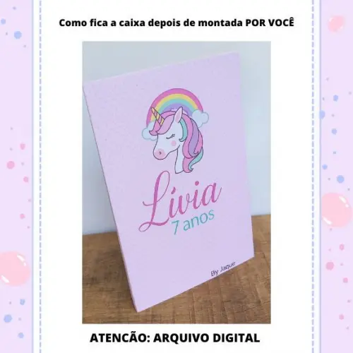 Caixa Lousa Mágica 8,5 - Arquivo pdf com Nome e Idade