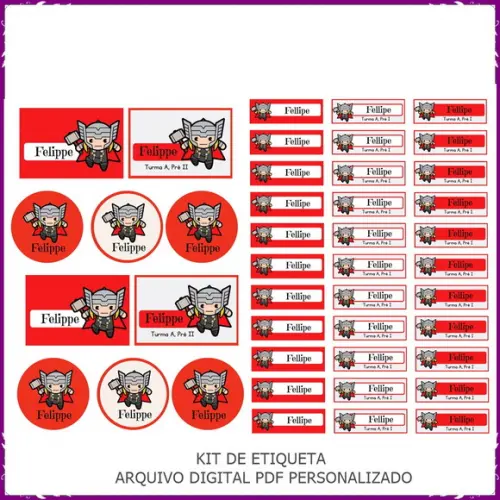 Kit de Etiqueta - Uso Diverso - Arquivo Digital pdf