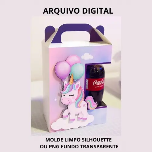 Maletinha Cocacola Multiuso - Arquivo Studio Silhouette