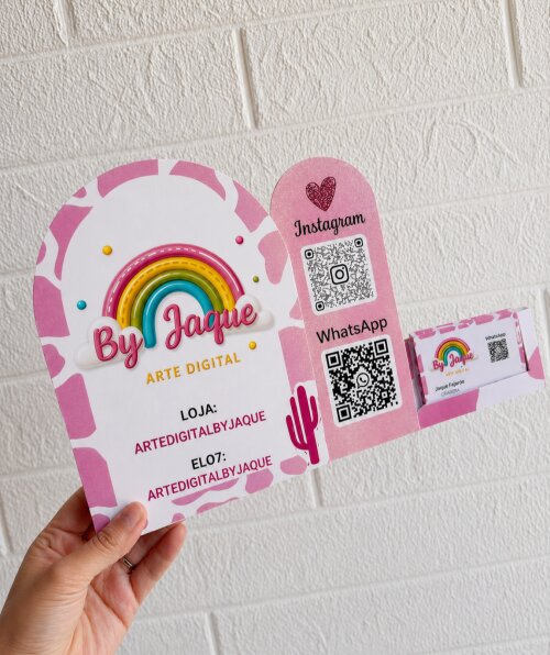 Molde Expositor QRcode