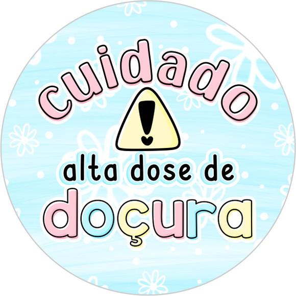 Adesivos 4x4 - Cuidado Alta Dose de Doçura